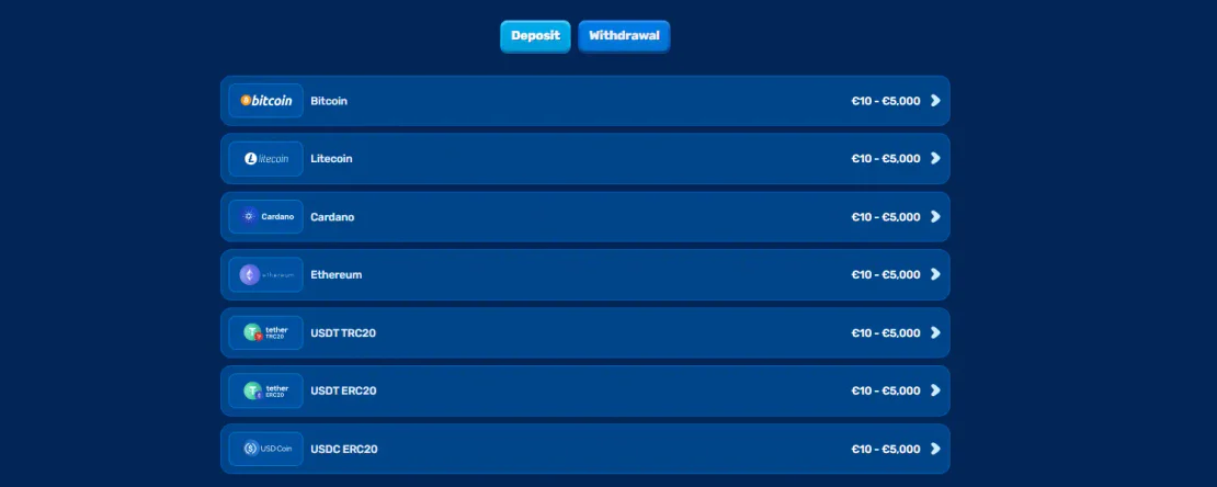 spinfin casino payments